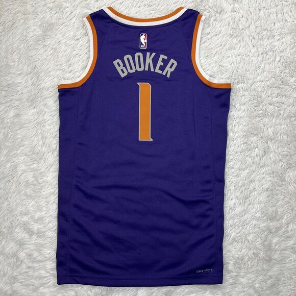 Nike Devin Booker Phoenix Suns Swingman Icon Edition Men’s Size S 40 FB1811-570 - Picture 8 of 13